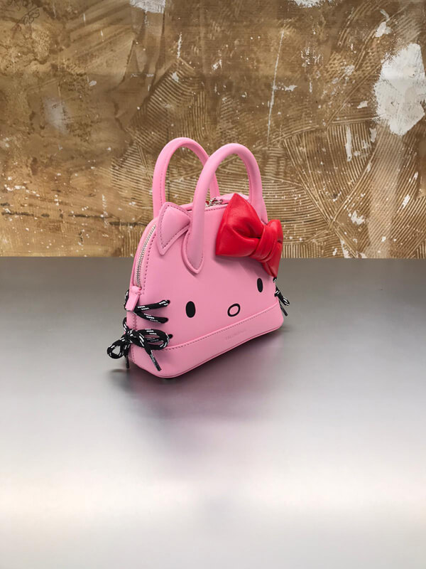2020新作【バレンシアガ偽物】XXSハローキティトップハンドルバッグ 6190151CBO35616 pink